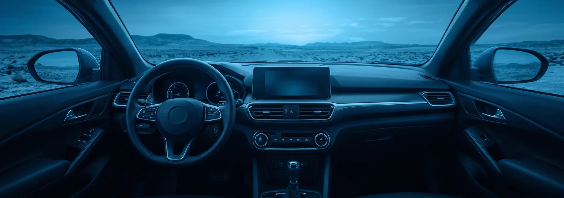 Car interior with Solara film - Cool